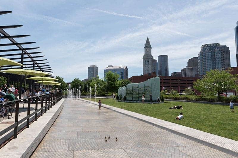 Boston walkway